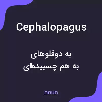 معنی cephalopagus به فارسی معنی cephalopagus به فارسی