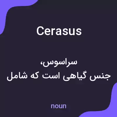 معنی cerasus به فارسی معنی cerasus به فارسی