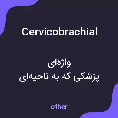 معنی cervicobrachial به فارسی