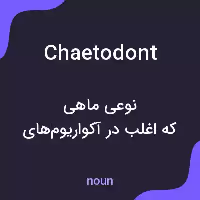 معنی chaetodont به فارسی معنی chaetodont به فارسی