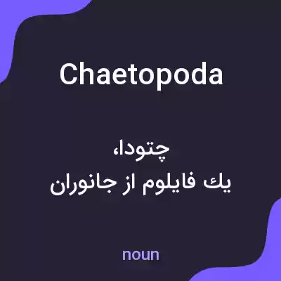 معنی chaetopoda به فارسی معنی chaetopoda به فارسی