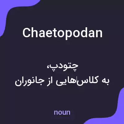 معنی chaetopodan به فارسی معنی chaetopodan به فارسی