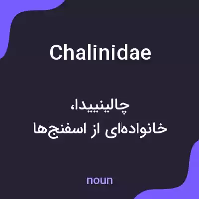 معنی chalinidae به فارسی معنی chalinidae به فارسی
