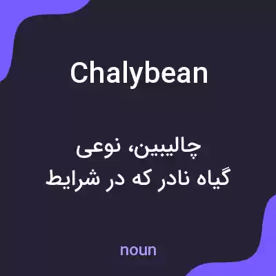 معنی chalybean به فارسی معنی chalybean به فارسی