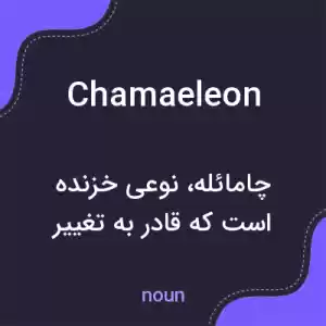 معنی chamaeleon به فارسی معنی chamaeleon به فارسی