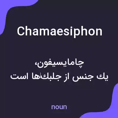 معنی chamaesiphon به فارسی معنی chamaesiphon به فارسی