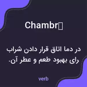 معنی chambré به فارسی معنی chambré به فارسی