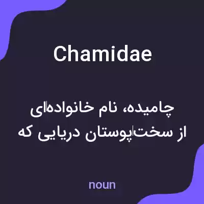 معنی chamidae به فارسی معنی chamidae به فارسی