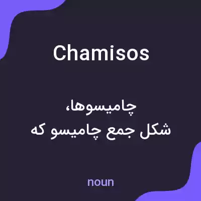 معنی chamisos به فارسی معنی chamisos به فارسی