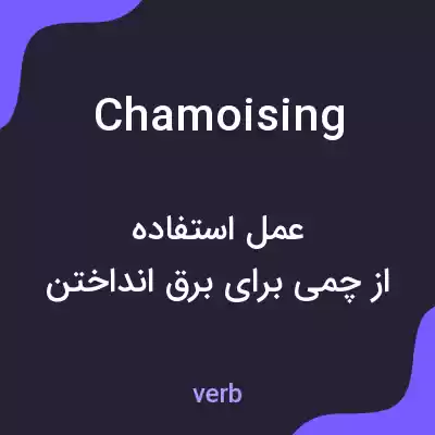 معنی chamoising به فارسی معنی chamoising به فارسی