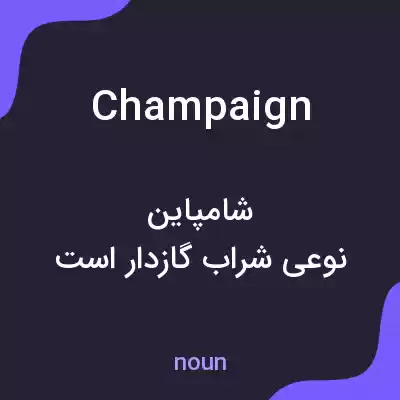 معنی champaign به فارسی معنی champaign به فارسی