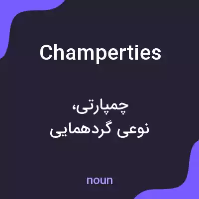 معنی champerties به فارسی معنی champerties به فارسی