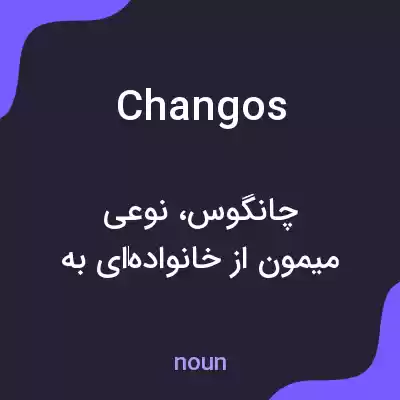 معنی changos به فارسی معنی changos به فارسی
