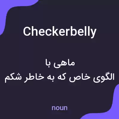 معنی checkerbelly به فارسی معنی checkerbelly به فارسی