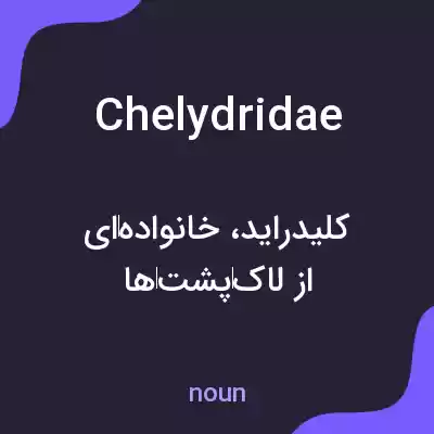معنی chelydridae به فارسی معنی chelydridae به فارسی