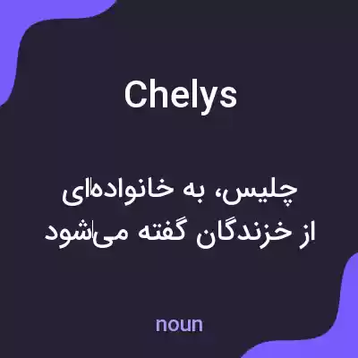 معنی chelys به فارسی معنی chelys به فارسی