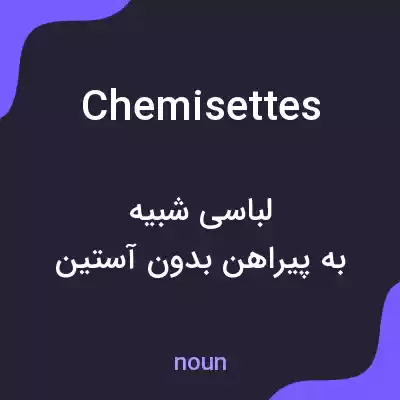 معنی chemisettes به فارسی معنی chemisettes به فارسی