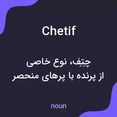 معنی chetif به فارسی معنی chetif به فارسی