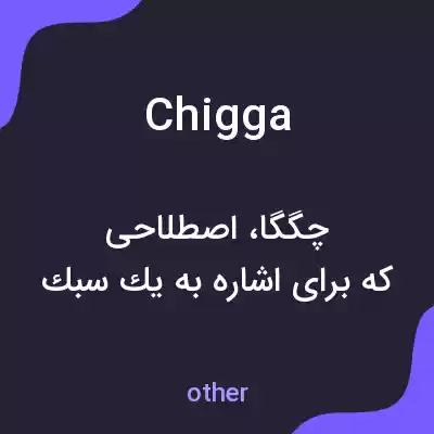 معنی chigga به فارسی معنی chigga به فارسی