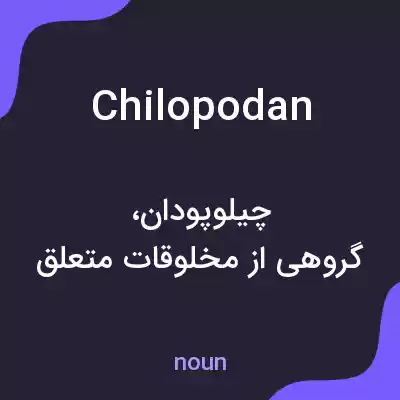 معنی chilopodan به فارسی معنی chilopodan به فارسی