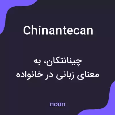 معنی chinantecan به فارسی معنی chinantecan به فارسی