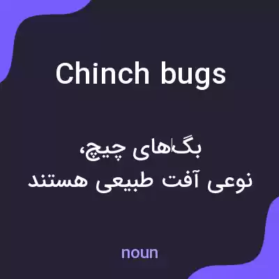 معنی chinch bugs به فارسی معنی chinch bugs به فارسی