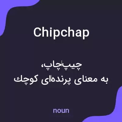 معنی chipchap به فارسی معنی chipchap به فارسی