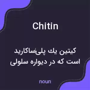 معنی chitin به فارسی معنی chitin به فارسی