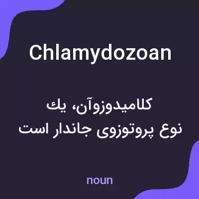 معنی chlamydozoan به فارسی معنی chlamydozoan به فارسی