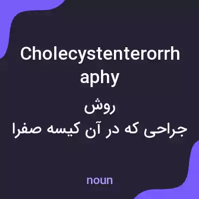 معنی cholecystenterorrhaphy به فارسی معنی cholecystenterorrhaphy به فارسی
