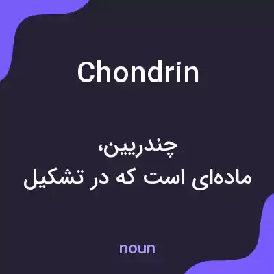 معنی chondrin به فارسی معنی chondrin به فارسی