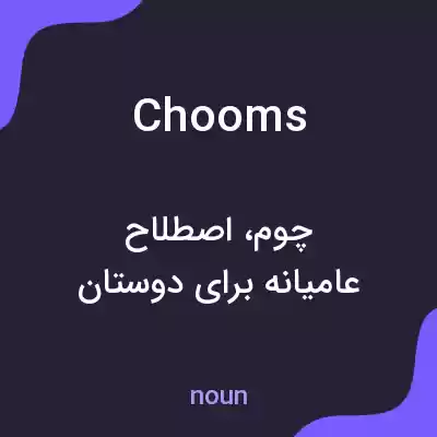 معنی chooms به فارسی معنی chooms به فارسی