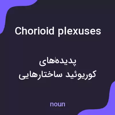 معنی chorioid plexuses به فارسی معنی chorioid plexuses به فارسی