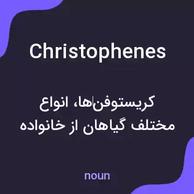 معنی christophenes به فارسی معنی christophenes به فارسی