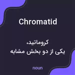 معنی chromatid به فارسی معنی chromatid به فارسی