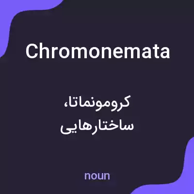 معنی chromonemata به فارسی
