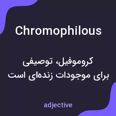 معنی chromophilous به فارسی معنی chromophilous به فارسی