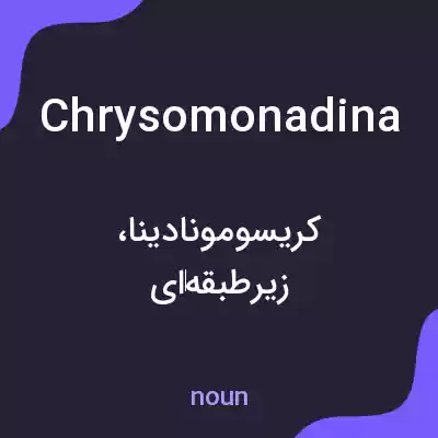 معنی chrysomonadina به فارسی معنی chrysomonadina به فارسی