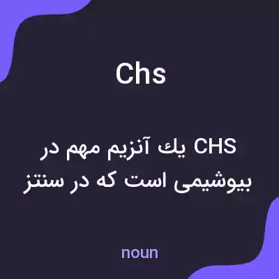 معنی chs به فارسی معنی chs به فارسی