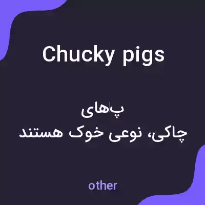 معنی chuckypigs به فارسی معنی chuckypigs به فارسی