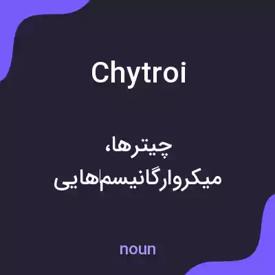 معنی chytroi به فارسی