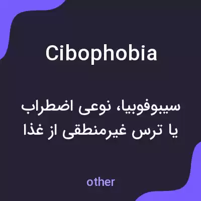 معنی cibophobia به فارسی معنی cibophobia به فارسی