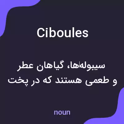 معنی ciboules به فارسی معنی ciboules به فارسی