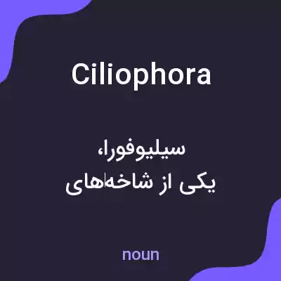 معنی ciliophora به فارسی معنی ciliophora به فارسی