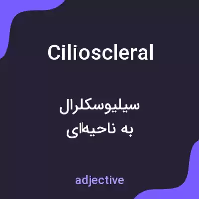 معنی cilioscleral به فارسی معنی cilioscleral به فارسی