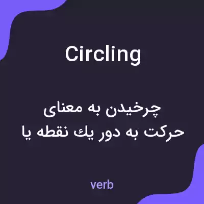 معنی circling به فارسی
