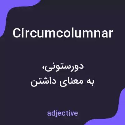 معنی circumcolumnar به فارسی معنی circumcolumnar به فارسی