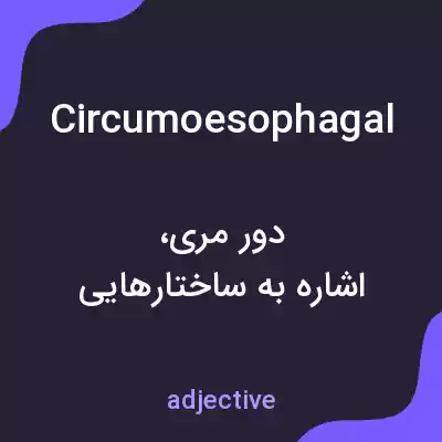 معنی circumoesophagal به فارسی معنی circumoesophagal به فارسی
