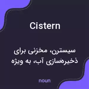 معنی cistern به فارسی معنی cistern به فارسی