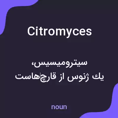 معنی citromyces به فارسی معنی citromyces به فارسی